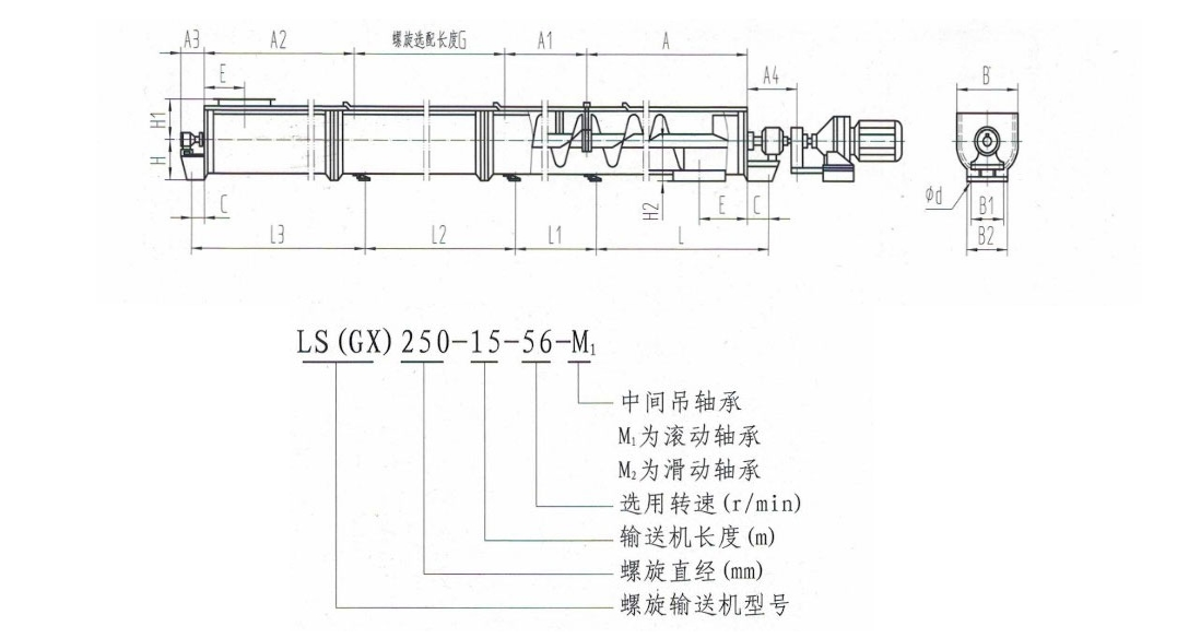 LS型螺旋输送机